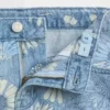 Kinderkorte broeken met lage taille en bloemenprint