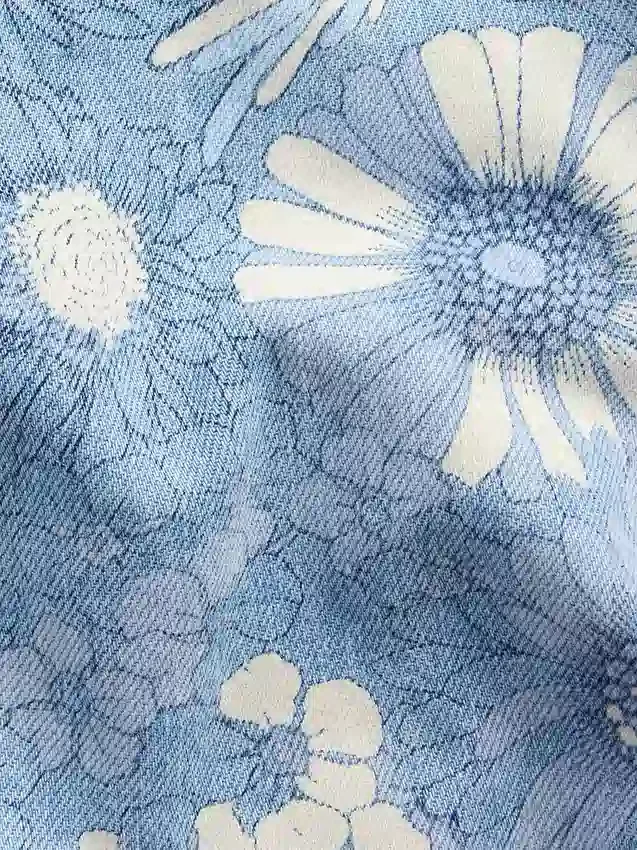 Kinderkorte broeken met lage taille en bloemenprint