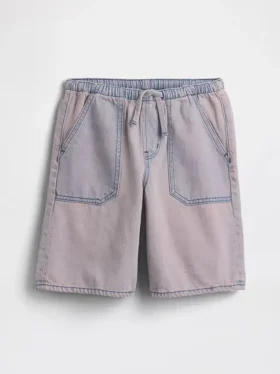 Kinderkorte broeken met lage taille en lang model