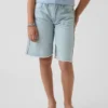 Kinderkorte broeken met lage taille en lang model