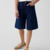 Kinderkorte broeken met lage taille en lang model
