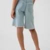 Kinderkorte broeken met lage taille en lang model