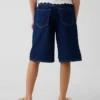 Kinderkorte broeken met lage taille en lang model