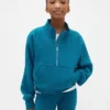 Kinderpullover met halve rits van Vintagesoft