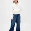 Kinderpullover met halve rits van Vintagesoft