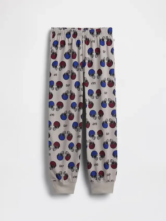 Kinderpyjama-joggingbroek met gerecycled voetbal-logo