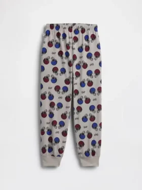 Kinderpyjama-joggingbroek met gerecycled voetbal-logo