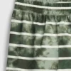 Kinderpyjama-korte broek met gerecyclede tie-dye-strepen