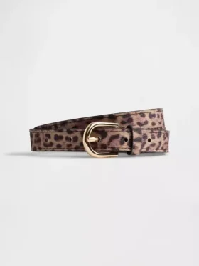 Kinderriem met luipaardprint