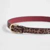 Kinderriem met luipaardprint