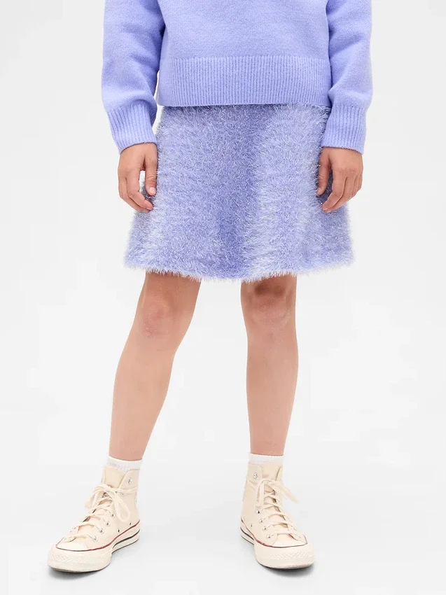 Kinderrok met Wicked Tinsel Eyelash-patroon