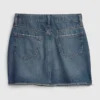 Kinderrok van denim met hoge taille