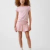 Kinderrokje met omgeslagen tailleband