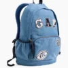 Kinderrugzak van denim met logopatch