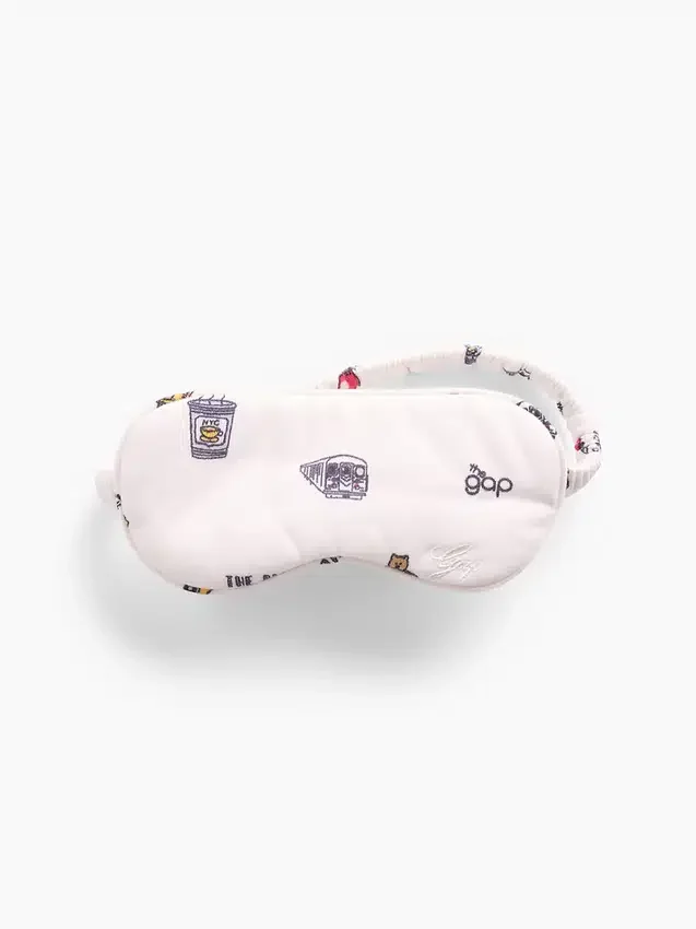 Kinderslaapmasker van gerecycled materiaal met Gap Logo