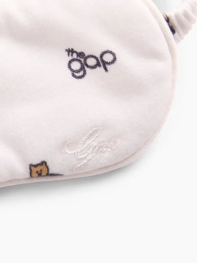 Kinderslaapmasker van gerecycled materiaal met Gap Logo