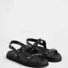 Kinderslingback-sandalen met studs