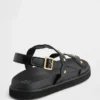 Kinderslingback-sandalen met studs