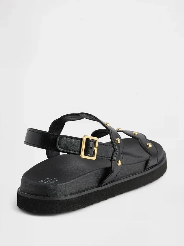 Kinderslingback-sandalen met studs