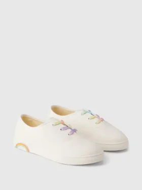 Kindersneakers met regenboogmotief