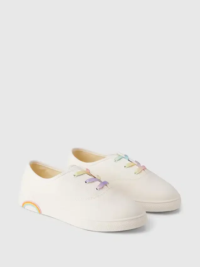 Kindersneakers met regenboogmotief