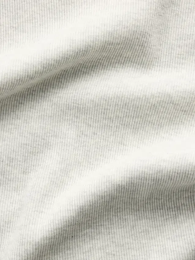 Kindertanktop met ronde hals en ribboord