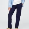 Kinderuniform: rechte stretch-kaki broek