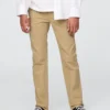 Kinderuniform: rechte stretch-kaki broek