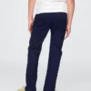 Kinderuniform: rechte stretch-kaki broek