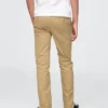 Kinderuniform: rechte stretch-kaki broek