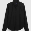 Klassiek overhemd van biologisch katoenpopeline