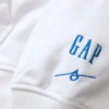 Koop de blauwe, zware hoodie van French Terry met logo