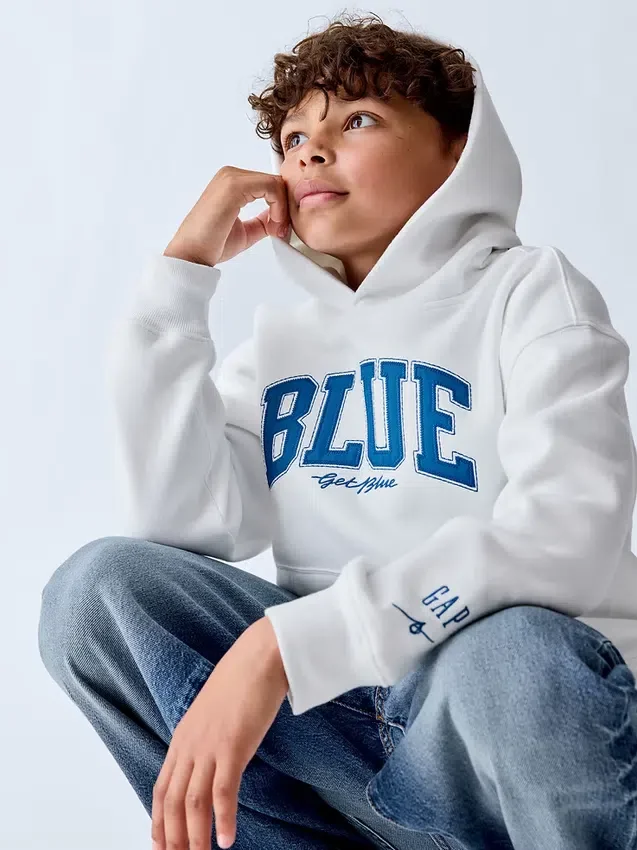 Koop de Blue Kids Vintagesoft Relaxed Hoodie