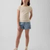 Korte broeken met lage taille en ruime pijpen voor kinderen