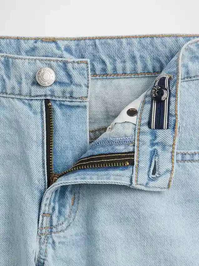 Korte broeken met lage taille en ruime pijpen voor kinderen