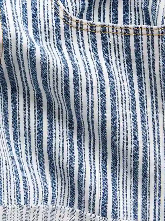 Korte broeken met strepen van denim voor kinderen