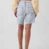 Korte broeken van denim met middelhoge taille en losse pasvorm