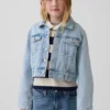 Korte denimjas voor kinderen