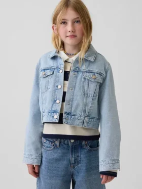 Korte denimjas voor kinderen