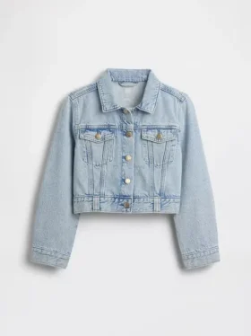 Korte denimjas voor kinderen