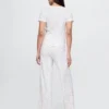 Korte pyjama-broek met pointelle-patroon