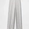 Korte pyjama-broek met pointelle-patroon
