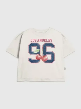 La 96-T-shirt met print voor kinderen