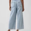 Laag uitgesneden, comfortabele, loszittende cropped Jeans in jaren '90-stijl