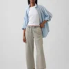 Laag uitgesneden, loszittende '90s Easy Crop-Jeans