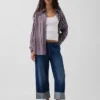 Laag uitgesneden, loszittende '90s Easy Crop-Jeans