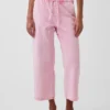 Laag uitgesneden, loszittende '90s Easy Crop-Jeans