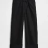 Laag uitgesneden, ultrazachte, loszittende cropped Jeans in jaren '90-stijl