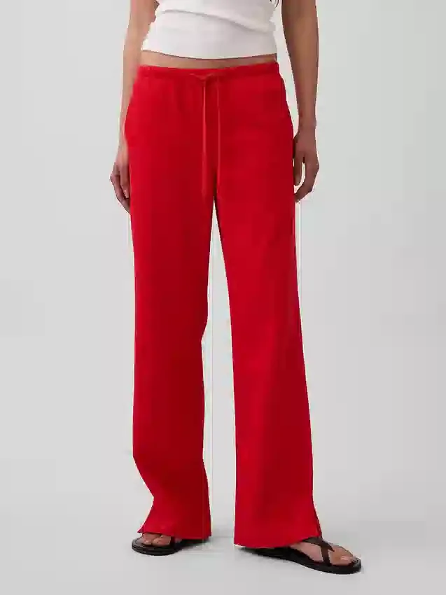 Laag uitgesneden, ultrazachte, loszittende Jeans in jaren '90-stijl