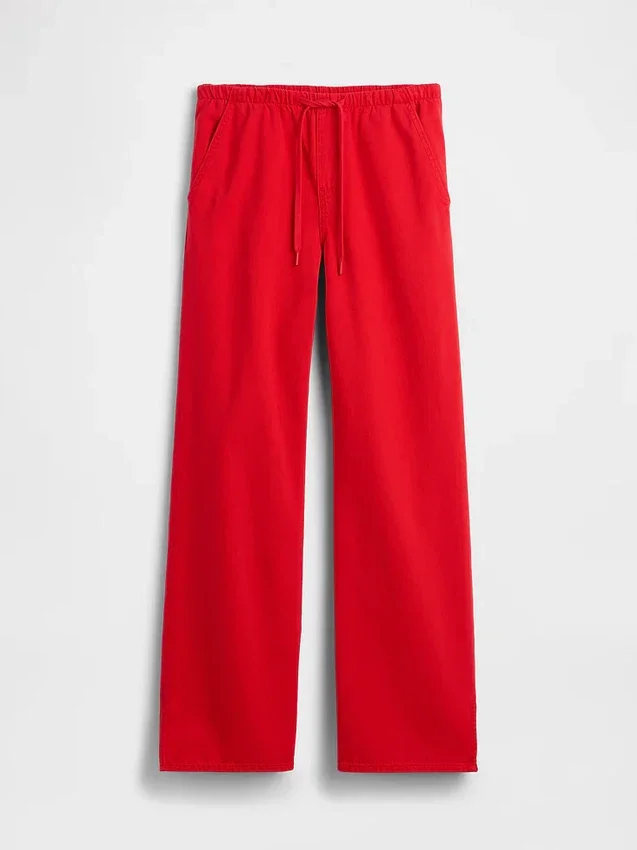 Laag uitgesneden, ultrazachte, loszittende Jeans in jaren '90-stijl